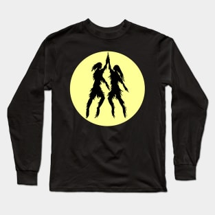 Dancing Shades Weird Artwork Long Sleeve T-Shirt